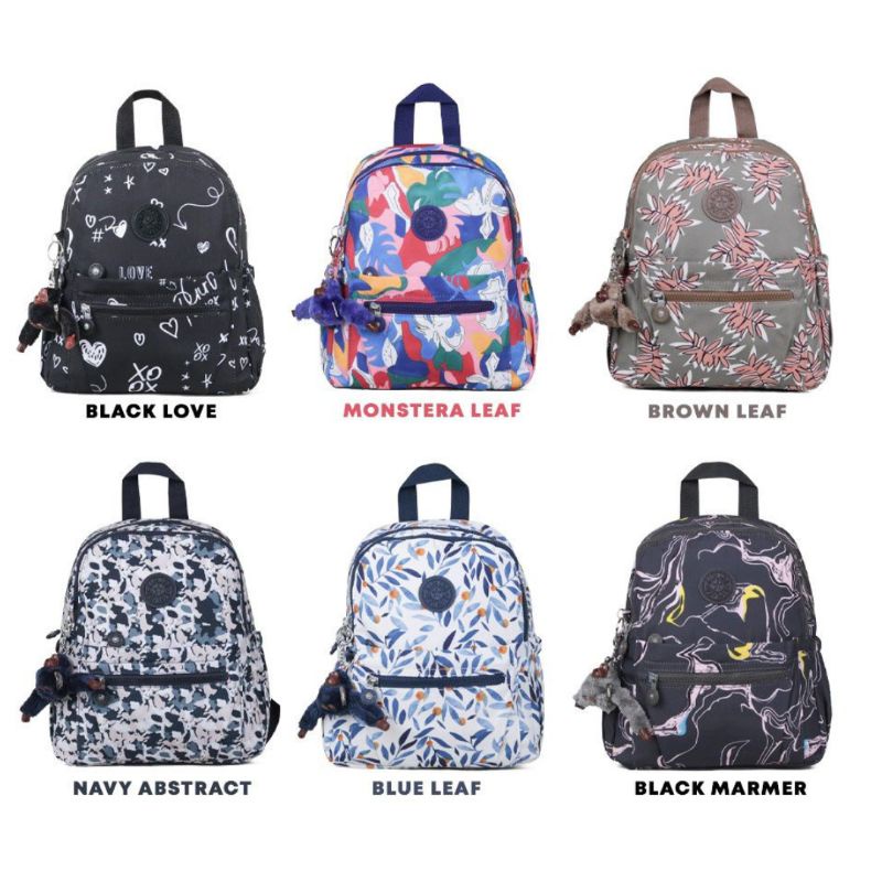 Tas ransel wanita small backpack sekolah import waterproof K2195