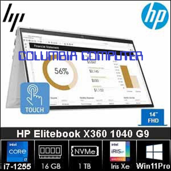 HP EliteBook x360 1040 G9 (6P0H9PA) core i7-1255