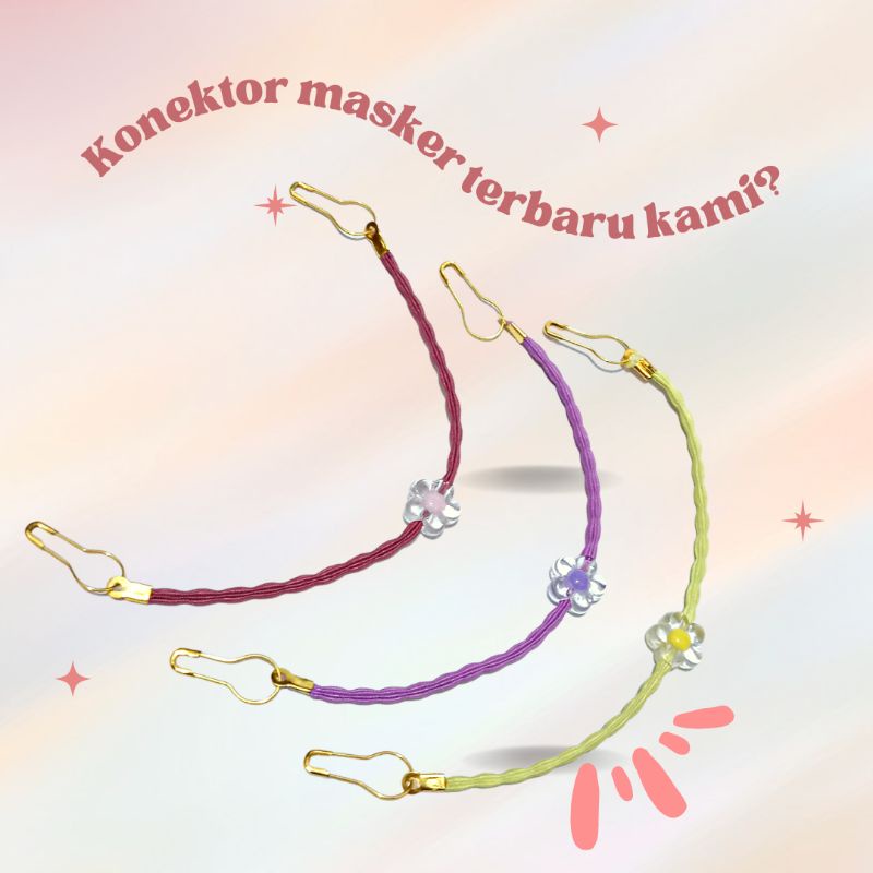 Souvenir Konektor Masker Vol II 50pcs- Konektor masker - souvenir pernikahan - souvenir murah - souv