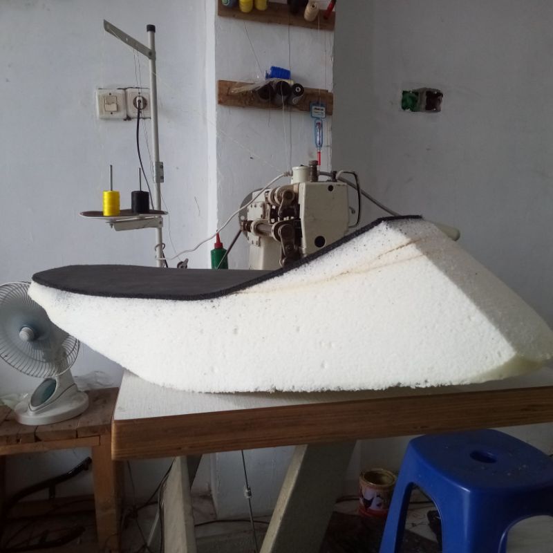 BUSA JOK/BUSA DAN MATRAS JOK/KULIT JOK MOTOR AMPLAS PASIR SEGALA MOTOR