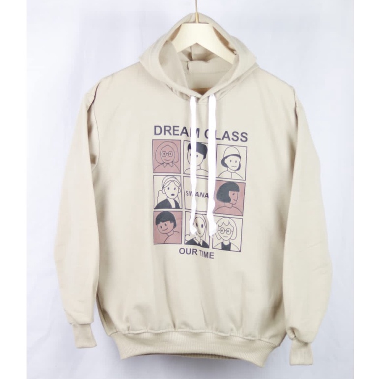 SWEATER HOODIE WANITA / DREAM CLASS HOODIE SWEATER WANITA KOREAN STYLE