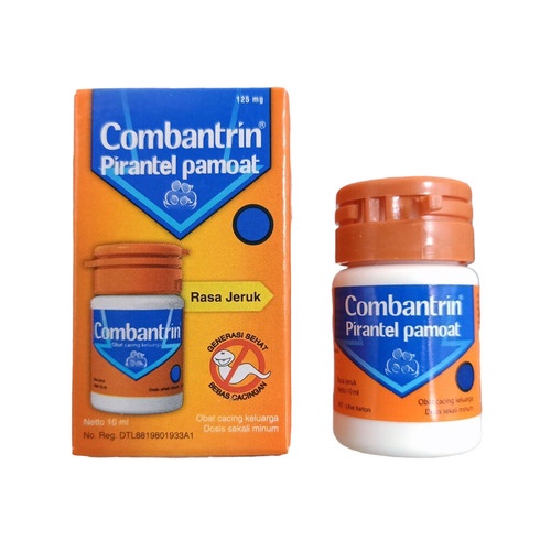 Combantrin 125 MG/ML Jeruk 10 ML -  Obat Cacing