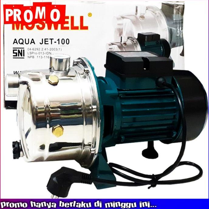 New Water Pump Stenliss Jet-100 Moswell Pompa Air Isi Ulang