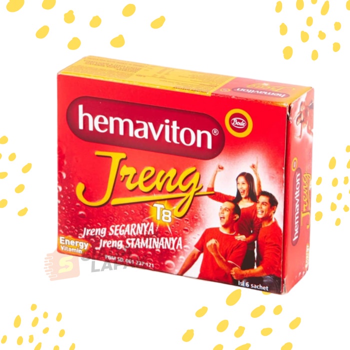 

Hemaviton Jreng T8 dan Madu - Minuman Berenergi Vitamin