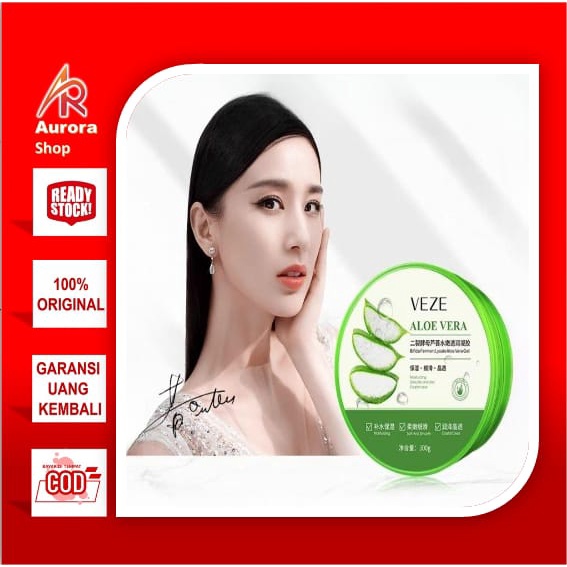 Veze masker wajah lidah buaya aloevera gel bifida ferment lysate 300gr FZ73278