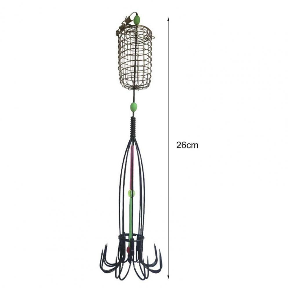 Lanfy Delapan Cakar Kait Aksesoris Fishing Tackle Anti Gantung Alat Pancing Kail Umpan Lempar Delapan Cakar Gantung Fish Hook Cage