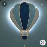 Lampu hias balon udara hiasan dinding lampu kamar anak