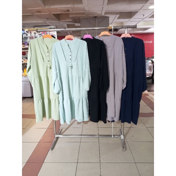 Tunik crinkle premium