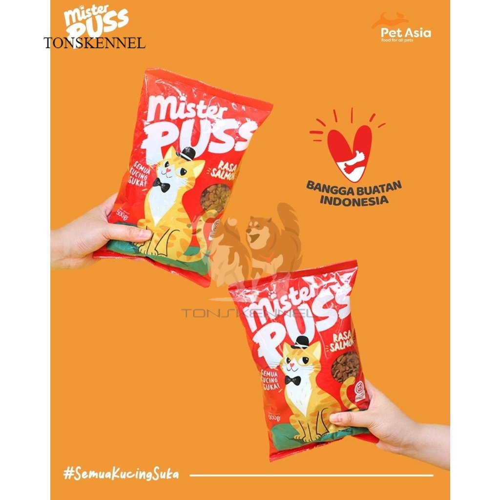 Makanan Kucing Mister Puss Adult Cat Dryfood 500 gr Mr Puss Anakan Dewasa Anak Bolt Catchoize