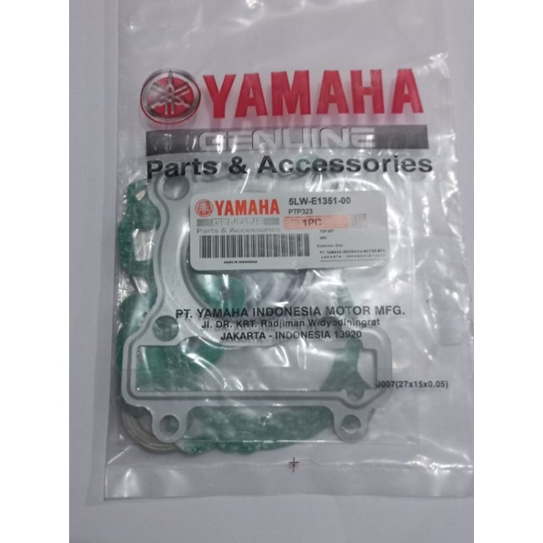 gasket paking top set mio karbu sporty smile old