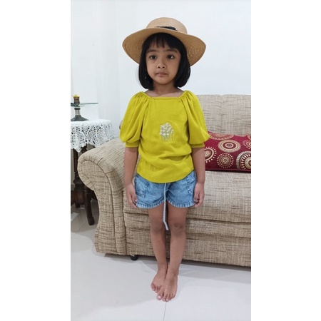 RACHIDKIDS / BAJU ANAK CEWEK LUCU / BELLA RIB TOP