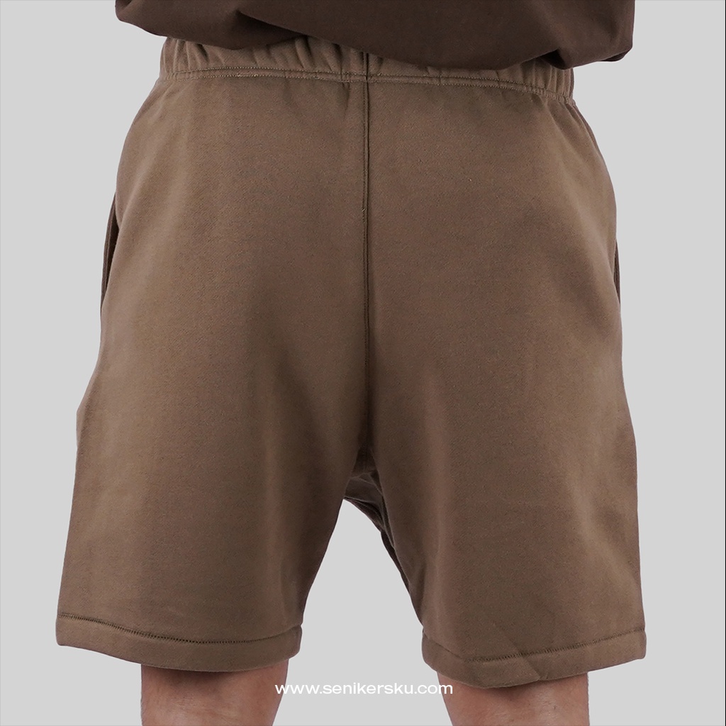 Essentials FOG Sweat Shorts Wood Brown FW22