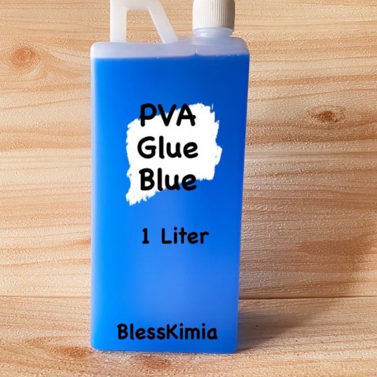 

✓ PVA GLUE BLUE 1 LITER-PVA GLUE BLUE SLIME Best