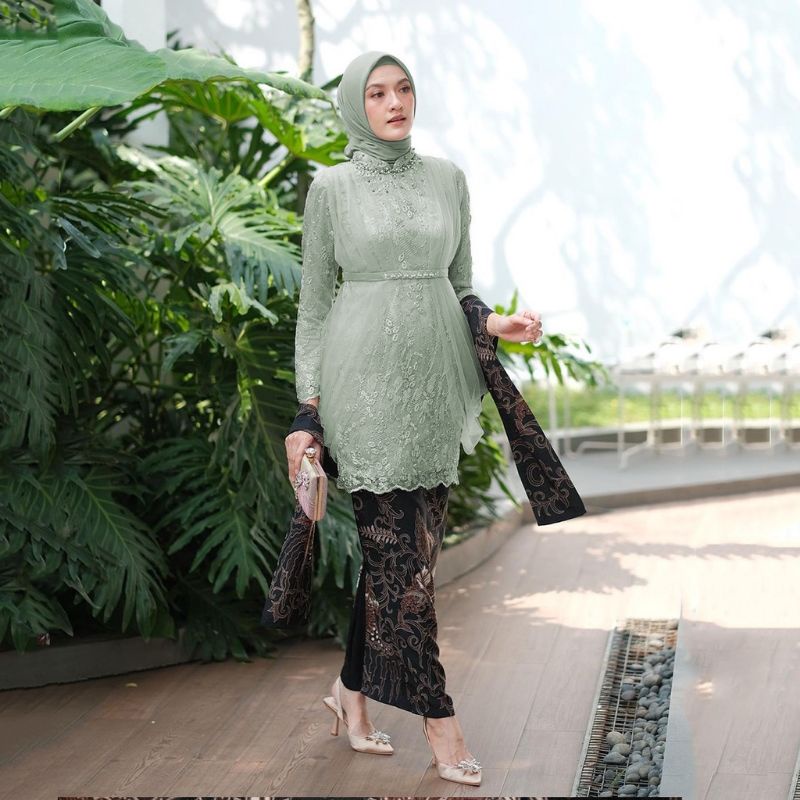 BATIK EXPRESS - NEW ARRIVAL BAJU KEBAYA BRUKAT TULLE MODERN KEBAYA WISUDA KEKINIAN ATASAN KEBAYA REMAJA DEWASA ALLSIZE KEBAYA LAMARAN BAJU COUPLE TUNANGAN TERBARU 2022