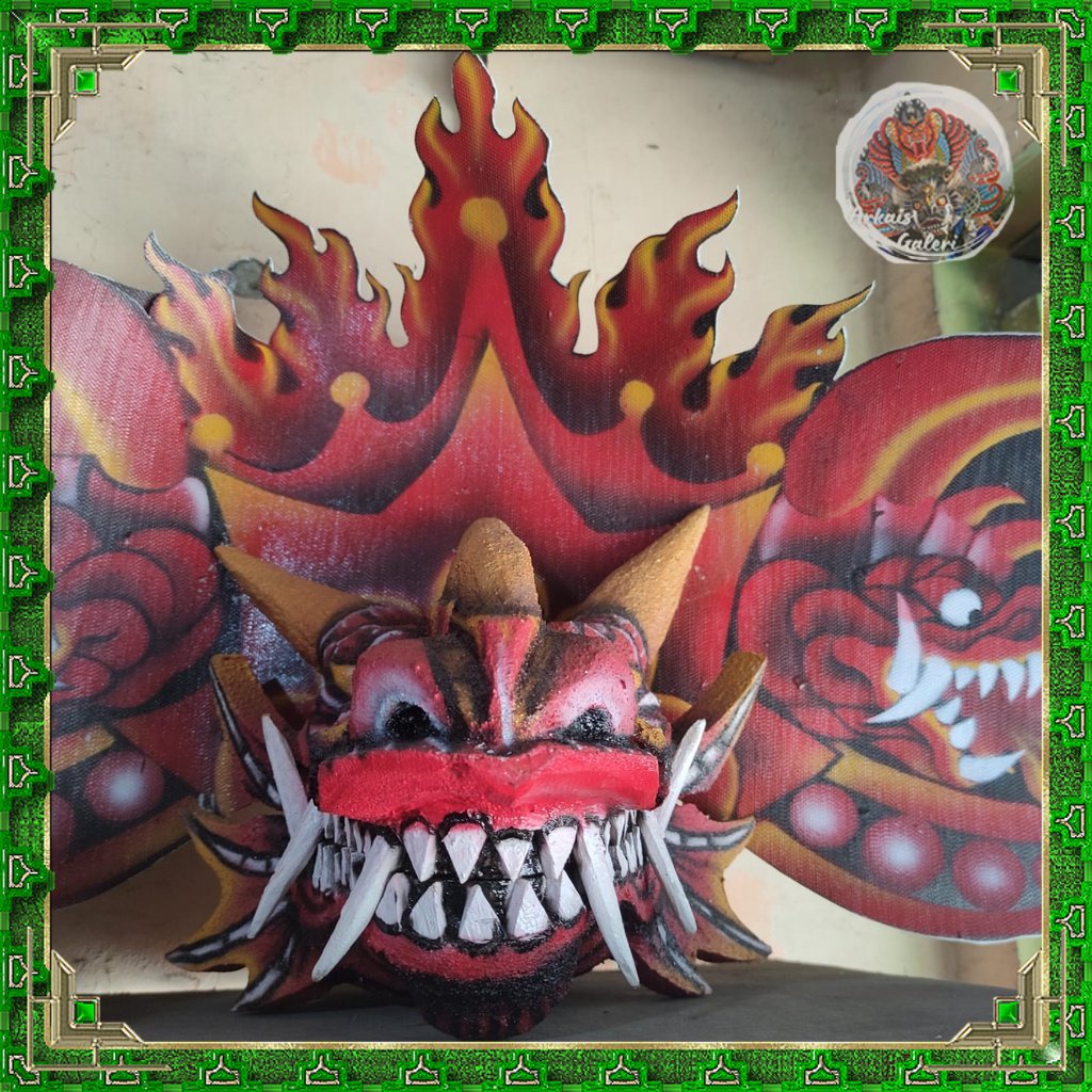 BAYAR DITEMPAT devil Barongan Devil Barongan Kayu Anak Murah Barongan devil kuda lumping murah