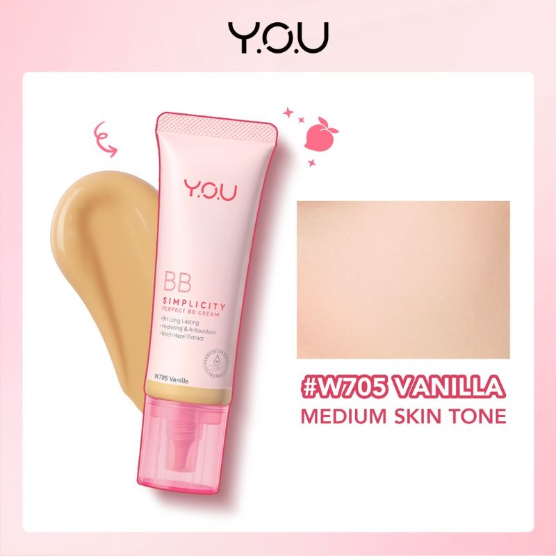 YOU Simplicity Perfect Glow BB Cream | Tahan lama | Skin Nourishing