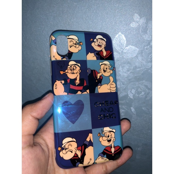 [DDW] Soft case iPhone X/XS bergambar popeye glossi