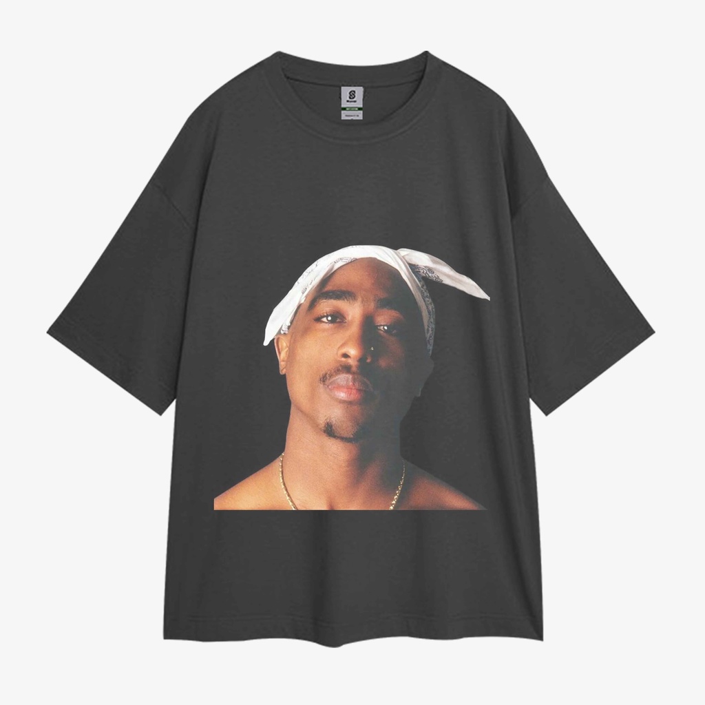 2pac Face Box T-shirt Vintage Oversized Tee