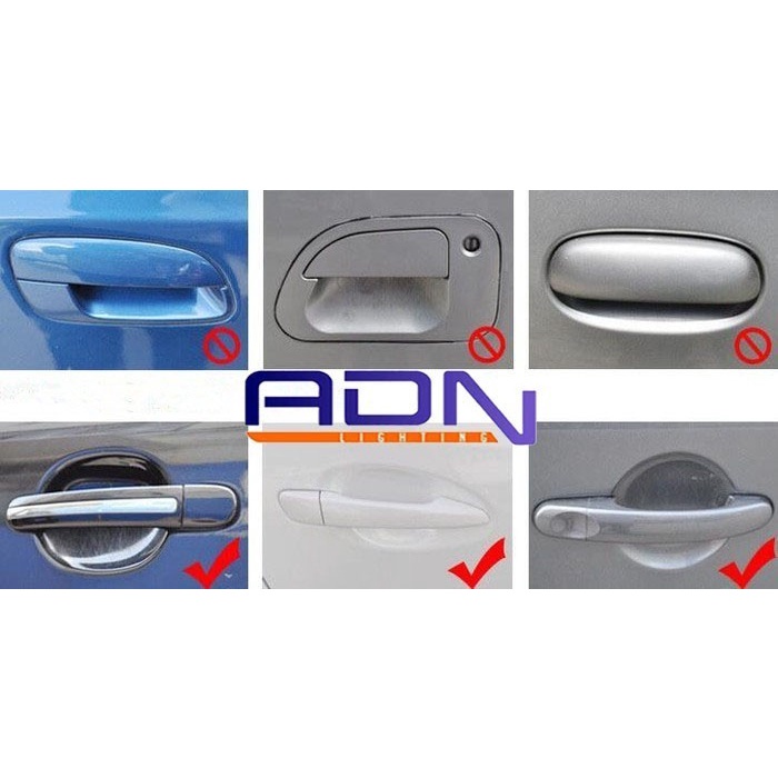 ADN.in 1pcs Stiker Anti Gores Pelindung Gagang Pintu Mobil