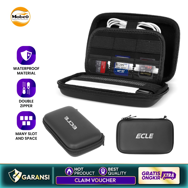 ECLE Storage Bag Tas Aksesoris Gadget Serbaguna Portable Waterproof