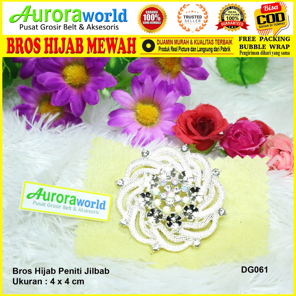 Auroraworld Bros Mutiara Bros Hijab Mewah Kualitas Super bisa COD