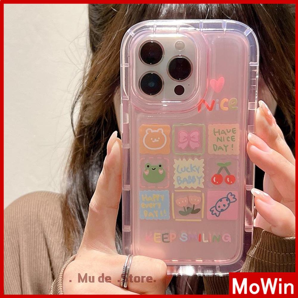 For iPhone 14 Pro Max iPhone Case Clear Case TPU Soft Case Airbag Reinforced Shockproof Cute Cartoon Compatible with iPhone 13 Pro Max iPhone 12 Pro Max 11 7Plus 8Plus 6Plus XR xs