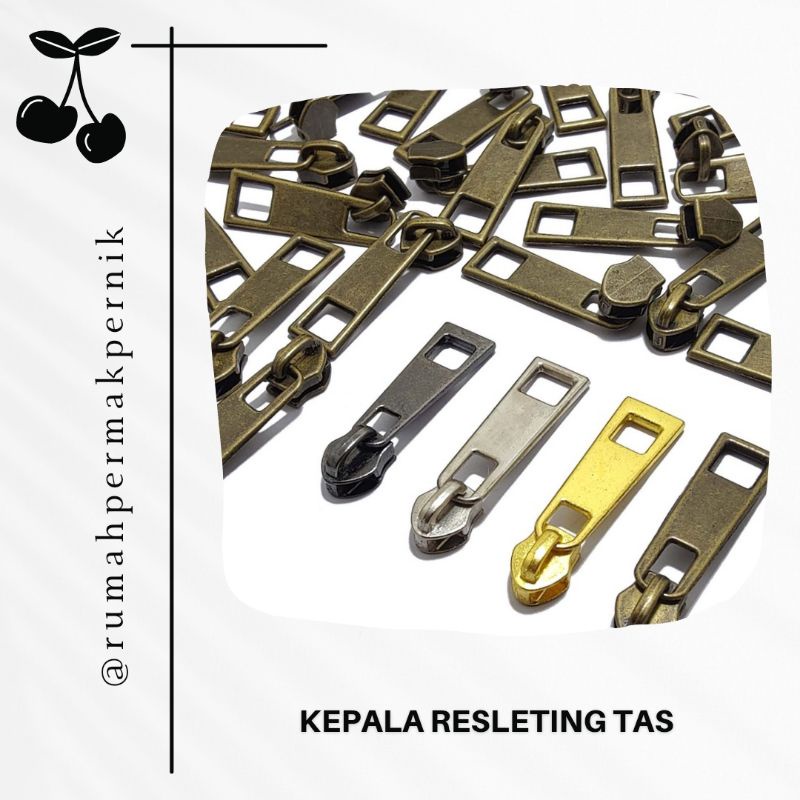 Kepala Resleting Tas No 5