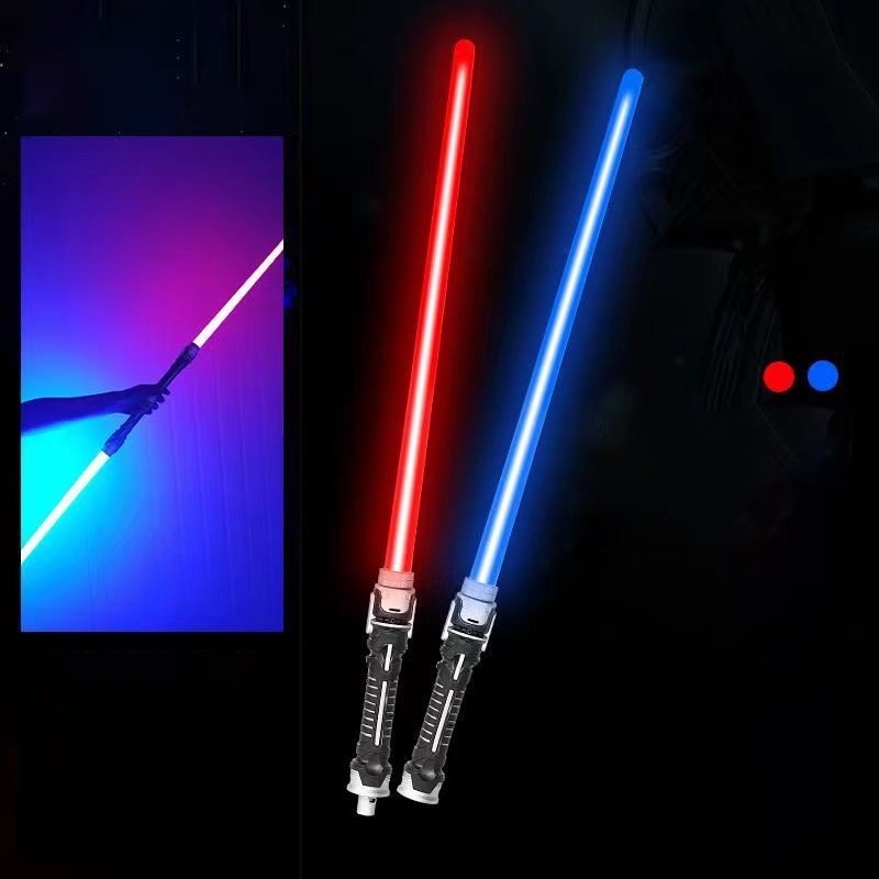 2pcs Pedang Lampu Star Lightsaber Star Wars Anak Cosplay Pedang Starwars Mainan