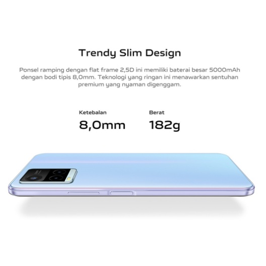 VIVO Y21 S FULL SET TERBARU 6/128 GB BERGARANSI