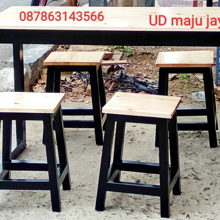 &<&<&<&] Meja kursi cafe resto jati belanda