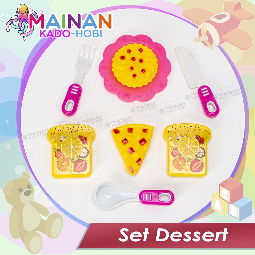 MAINAN ANAK PEREMPUAN EDUKASI MINIATUR MAKANAN MANIS DESSERT