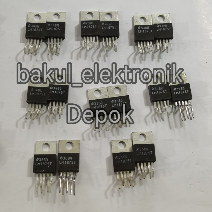 2pcs LM1875T  LAMBANG PETIR CHIP  gain clone