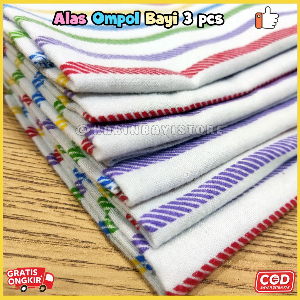 3 Pcs Alas ompol lap bayi newborn