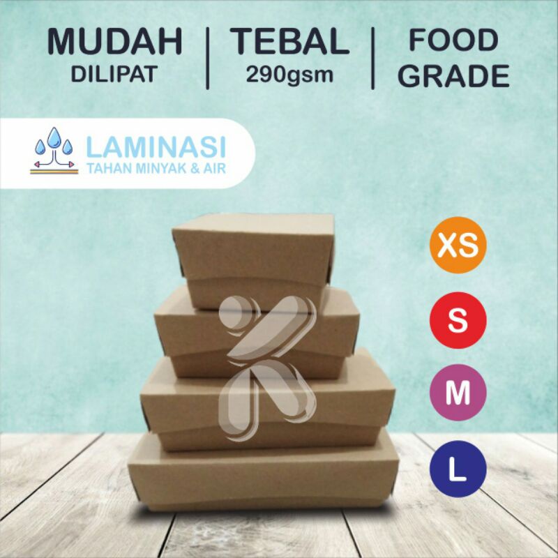 

LUCH PAPER KRAFT ISI 100pcs / LAMINASY / UKURAN ( L,M,S,XS )