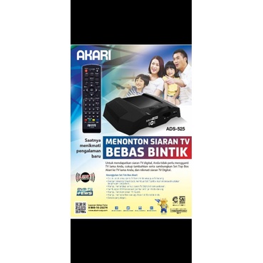 SET TOP BOX AKARI ADS 2230 STB Receiver Digital Original High Quality#sudah SNI