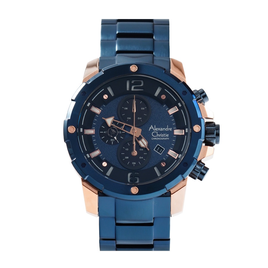 JAM TANGAN PRIA ALEXANDRE CHRISTIE AC 6410 RANTAI ORIGINAL GARANSI RESMI 1 TAHUN