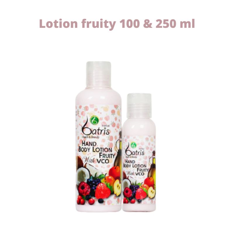 (AMPUH !!) HAND BODY LOTION PENCERAH PELEMBAB KULIT LOTION FRUITY BATRISYIA/ PEMUTIH KULIT AMAN BPOM