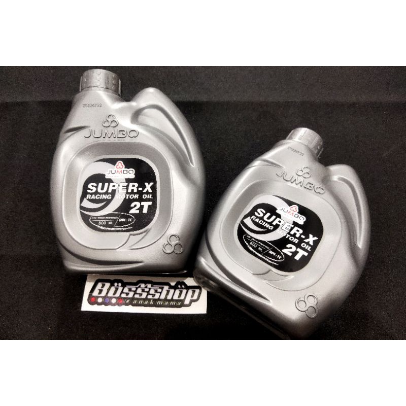 OLI SAMPING 2TAK JUMBO SUPER -X 2T 0,8 LITER OLI SAMPING RACING 2TAK WANGI