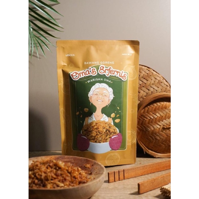 

BAWANG GORENG OMA'S ERFERNIS BRAMBANG OVEN RENDAH KALORI - 80G
