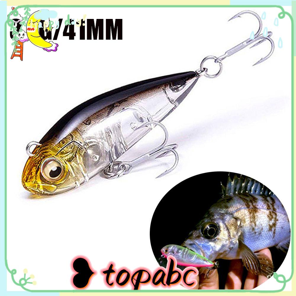 Top Pencil Baits Umpan Dengan Bola Baja Transparan Crankbaits Tackle Minnow Lures
