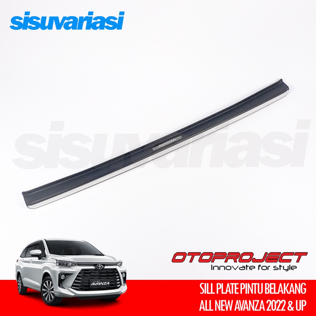 Jual Rear Door Sill Plate Sillplate Pintu Bagasi Belakang Otoproject All New Avanza Up