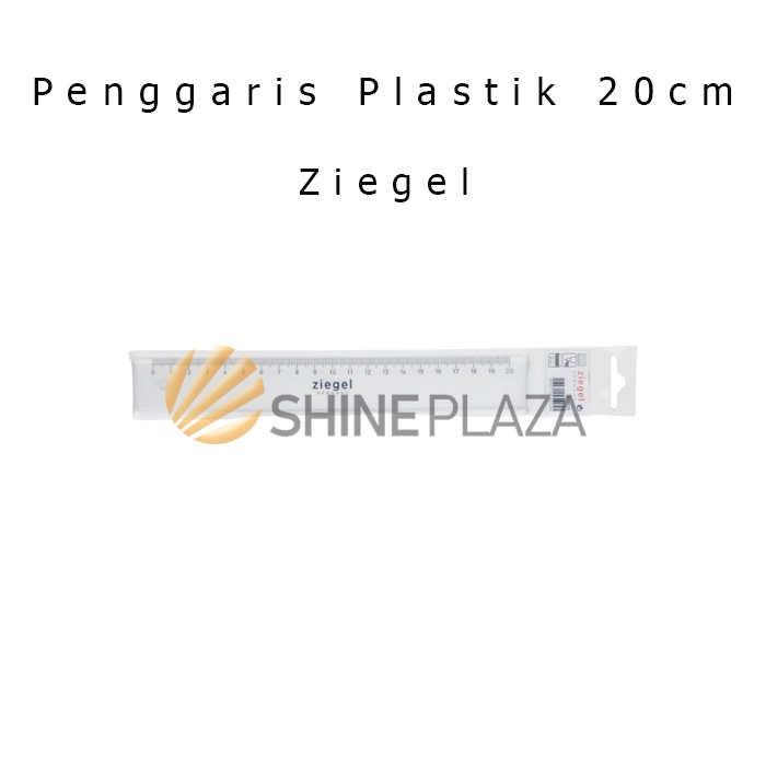 Penggaris Ziegel Panjang 20cm - Rotring Ziegel Flat Ruler 20 cm