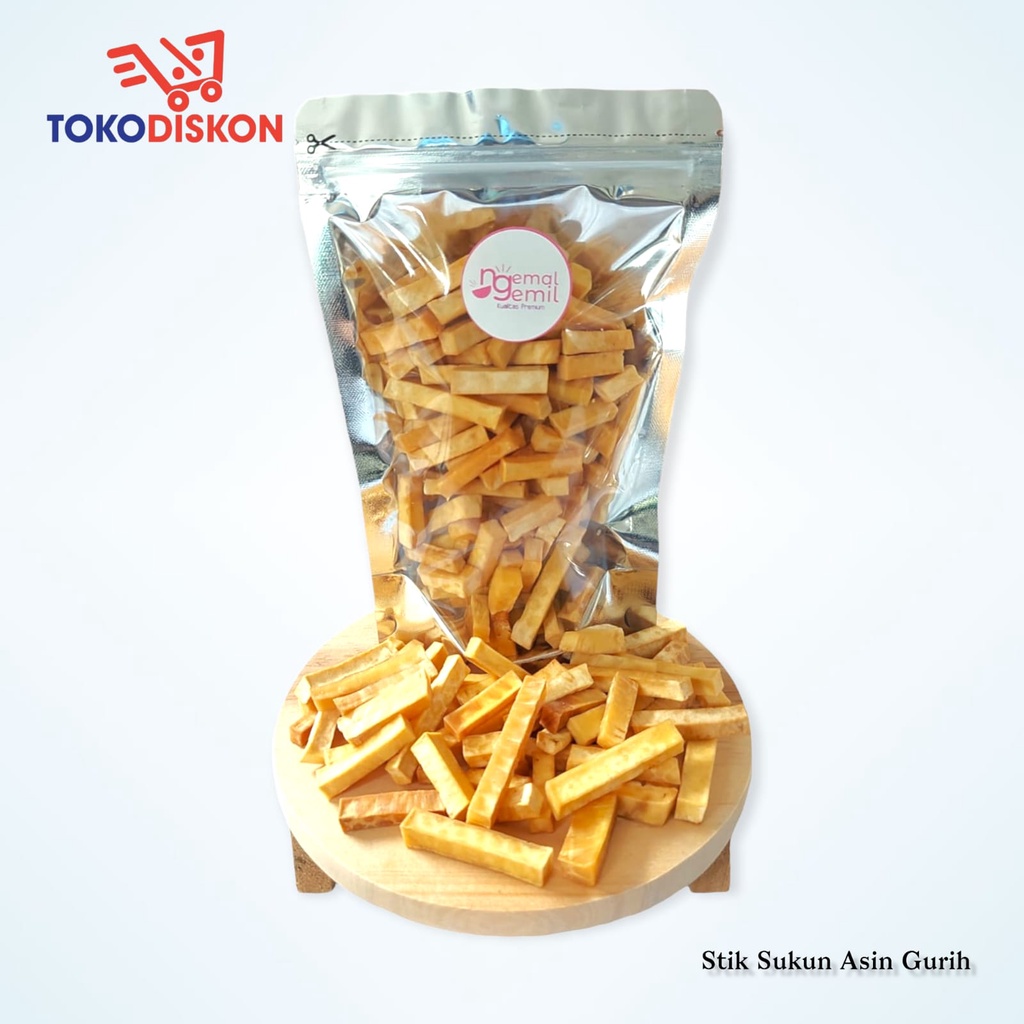 

Keripik Sukun Asin Gurih Stik Sukun Homemade / Premium