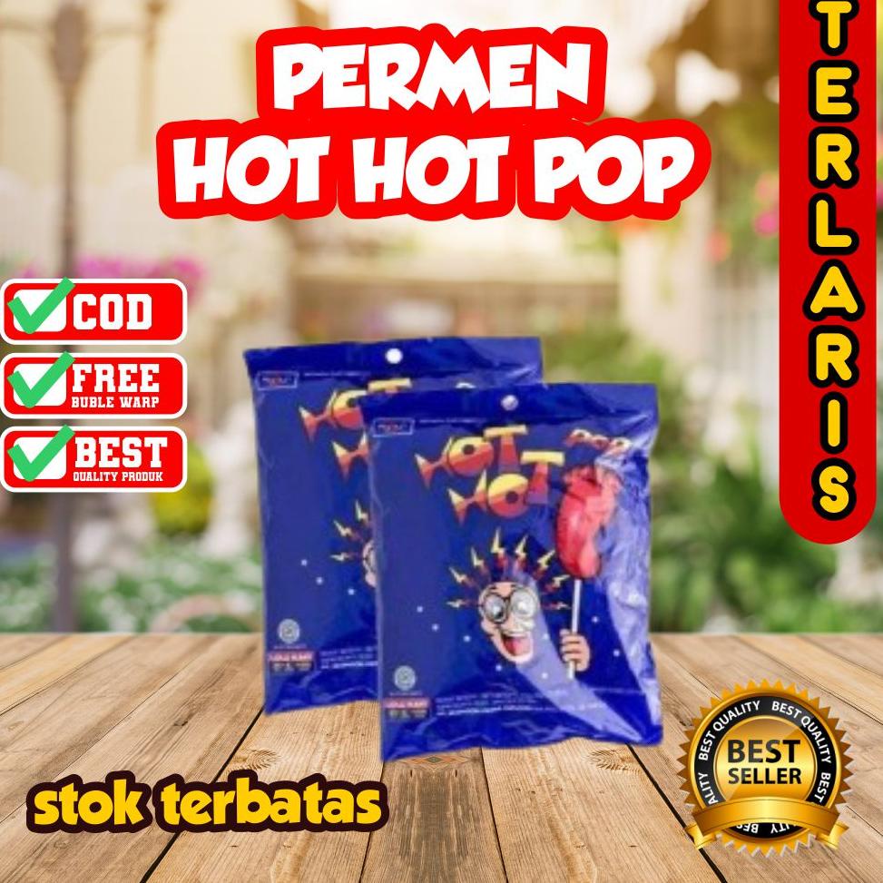 

BEST SELLER PERMEN JADUL HOT HOT POP 1 PACK ISI 25 PCS | PERMEN KAKI MAKANAN RINGAN SNACK TERMURAH ツ