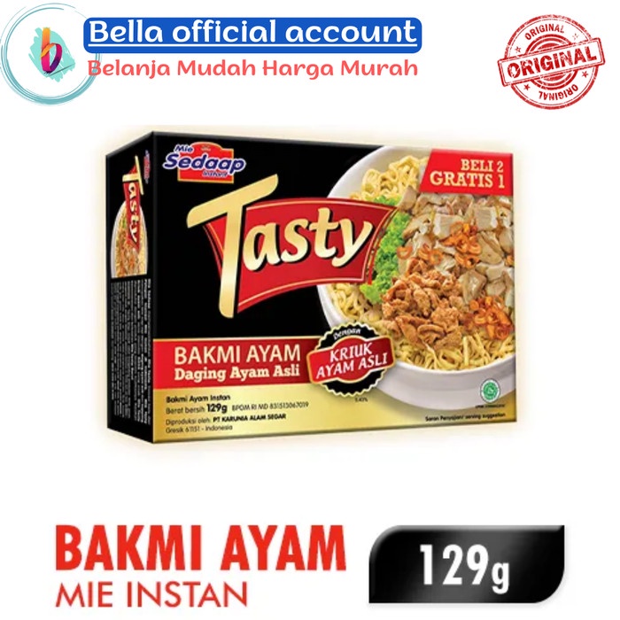 

SEDAAP Mie Sedaap Tasty Bakmi Ayam 129 gr