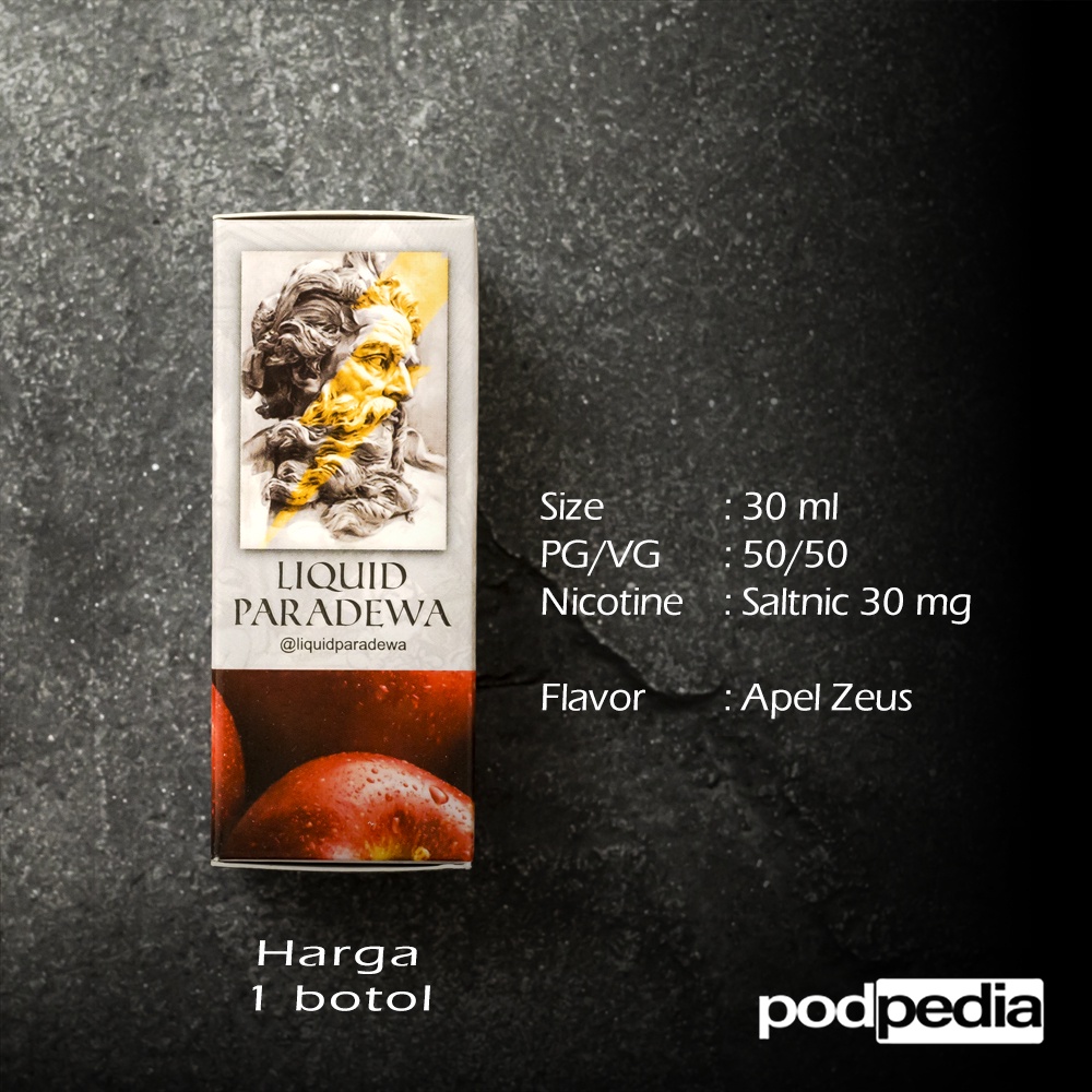 LIQUID PARADEWA APEL ZEUS MANGGA HERA 30ml 30mg Saltnic