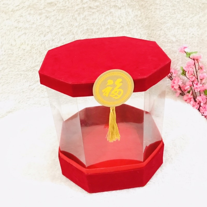 

Kotak Segi Mika Imlek / Box imlek/ Sanjitan / Parcel Imlek