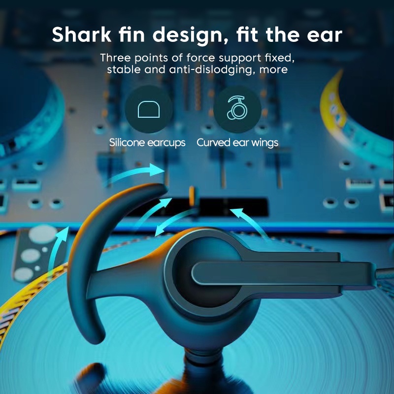 Tipe-c/3.5mm Headphone Kabel USB In-Ear Headset Dengan Mikrofon Wired Band Pengenalan Posisi Pendengaran Headset Untuk Game Sport Musik