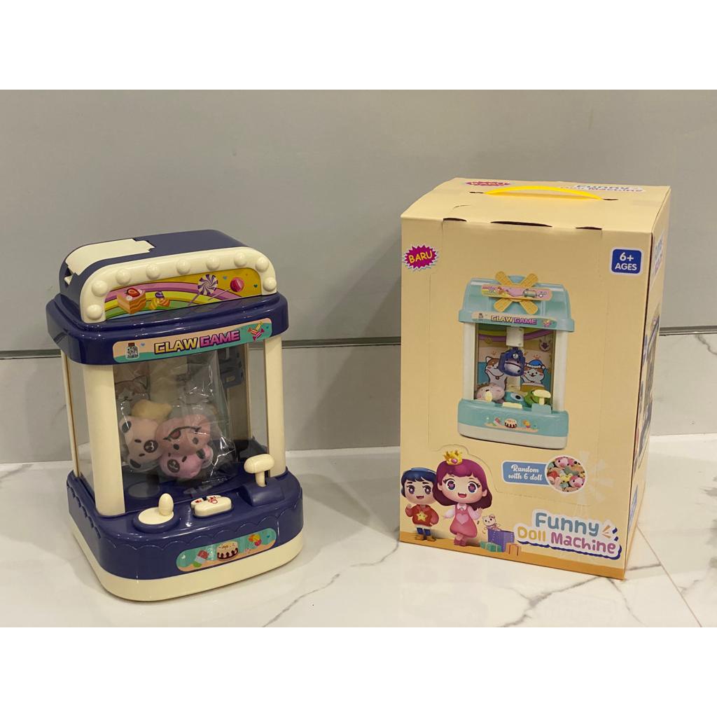 Mainan claw machine mini - Funny Doll Machine