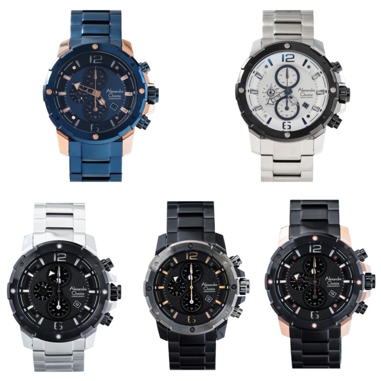 Original JAM TANGAN PRIA ALEXANDRE CHRISTIE AC 6410 / AC6410 ORIGINAL Premium Kekinian